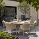 Taste 4SO Prado dining tuintafel 160xH75 cm keramiek latte Taste 4SO