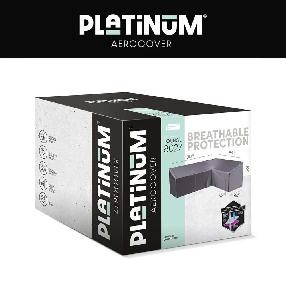 Aerocover Loungesethoes 305x255x100xH65-90 rechts - Aerocover Aerocover Loungesethoes 305x255x100xH65-90 rechts - Aerocover