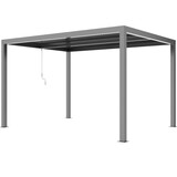 AVH-Collectie Riviera 3x4m lamellen overkapping met LED aluminium antraciet