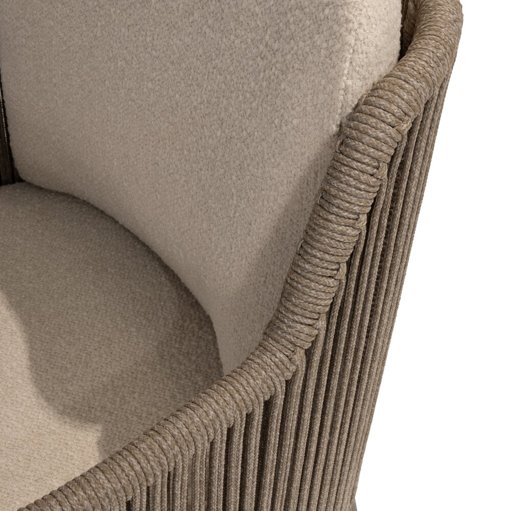 4 Seasons Outdoor Prado Bernini dining tuinset 300x110xH75 cm 9 delig keramiek terre 4 Seasons Outdoor