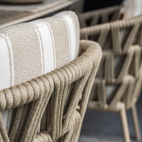 4 Seasons Outdoor Prado Beverly dining tuinset 240x105xH75 cm 7 delig keramiek latte 4 Seasons Outdoor