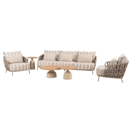 4 Seasons Outdoor June Beverly stoel bank loungeset 6 delig latte 4 Seasons Outdoor