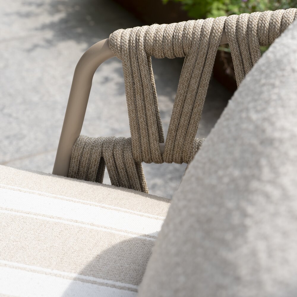 4 Seasons Outdoor Boaz Beverly stoel bank loungeset 5 delig latte 4 Seasons Outdoor