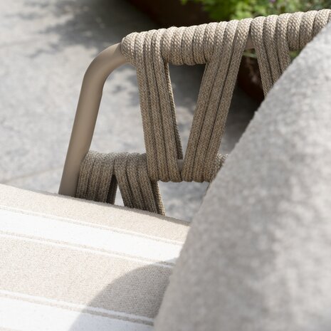 4 Seasons Outdoor Boaz Beverly stoel bank loungeset 5 delig latte 4 Seasons Outdoor