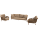 4 Seasons Outdoor Biarritz stoel bank loungeset 3 delig amber 4 Seasons Outdoor