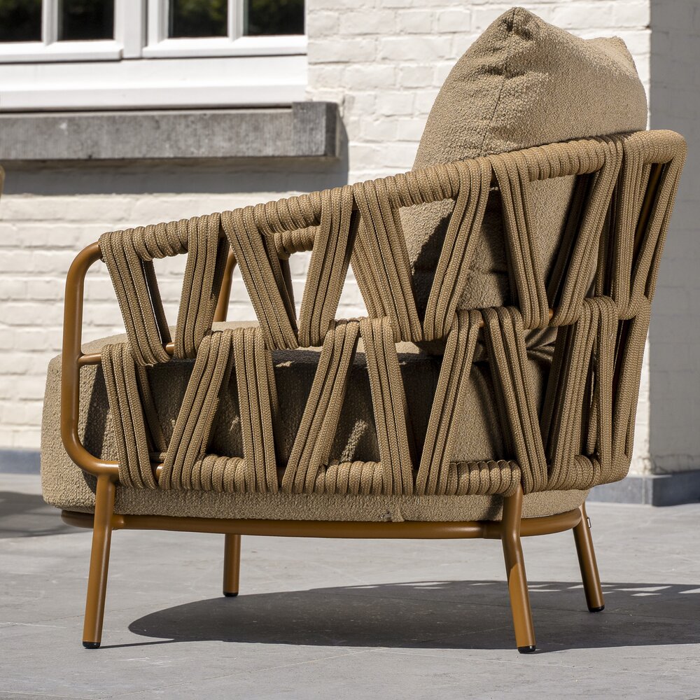 4 Seasons Outdoor Hampton Biarritz stoel bank loungeset 5 delig amber 4 Seasons Outdoor