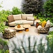 4 Seasons Outdoor Sofie Biarritz stoel bank loungeset 5 delig amber 4 Seasons Outdoor