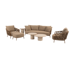 4 Seasons Outdoor Hampton Biarritz stoel bank loungeset 7 delig amber 4 Seasons Outdoor 4 Seasons Outdoor Hampton Biarritz stoel bank loungeset 7 delig amber 4 Seasons Outdoor