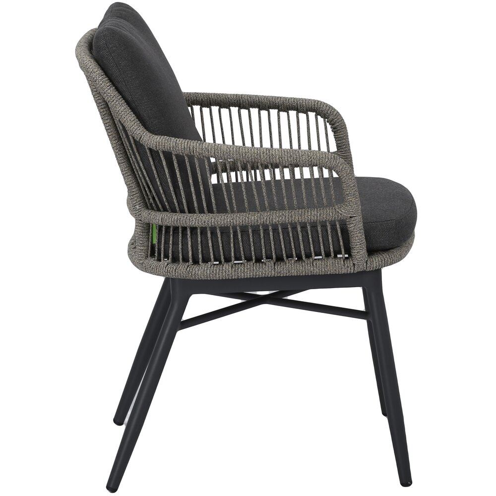 AVH-Collectie Catania Pasadena dining tuinset 140xH75 cm rond 5 delig