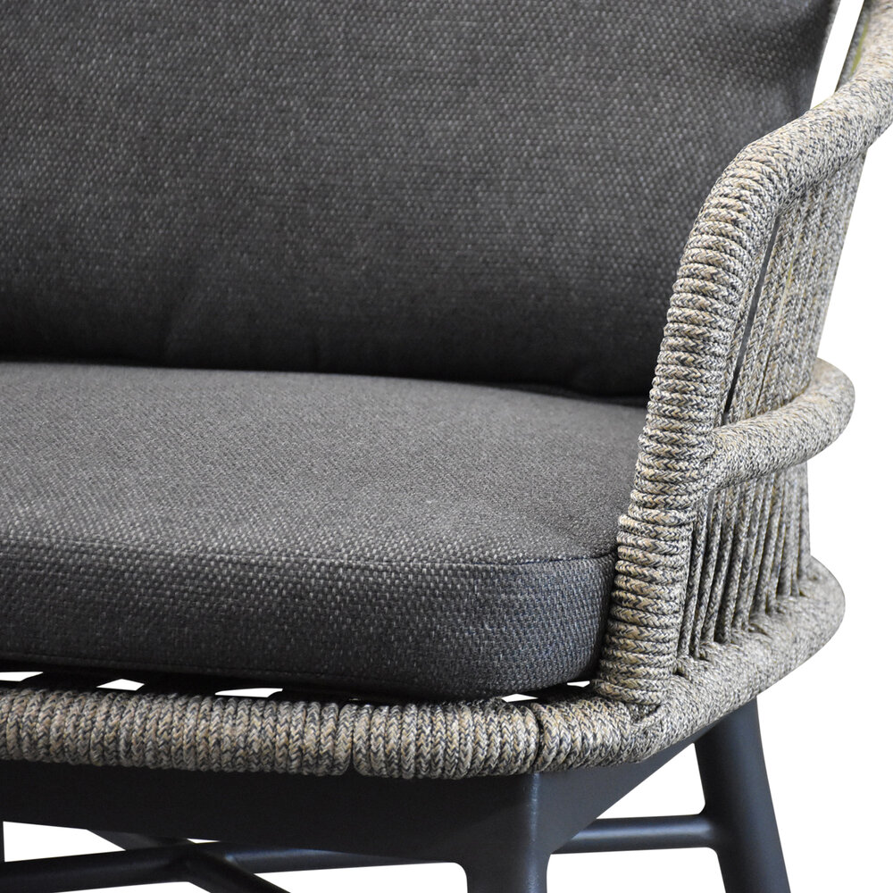 AVH-Collectie Catania Pasadena dining tuinset 140xH75 cm rond 5 delig