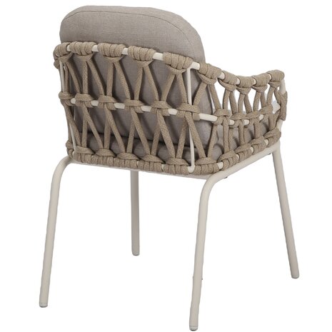 AVH-Collectie Matera Ravello dining tuinset 250x100xH76 cm 7 delig zand rope AVH-Collectie Matera Ravello dining tuinset 250x100xH76 cm 7 delig zand rope