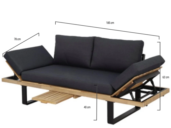 AVH-Collectie Boston lounge balkonbank AVH-Collectie Boston lounge balkonbank