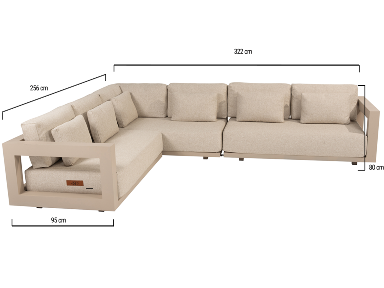 4 Seasons Outdoor Metropolitan modulaire hoek loungeset links 3 delig latte 4 Seasons Outdoor 4 Seasons Outdoor Metropolitan modulaire hoek loungeset links 3 delig latte 4 Seasons Outdoor