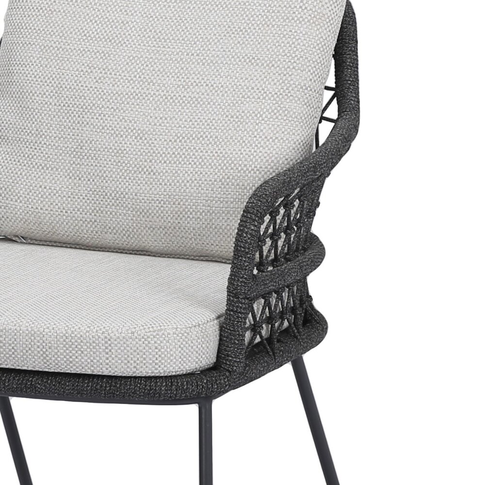 AVH-Collectie Taranto Pasadena dining tuinset 140xH75 cm 5 delig antraciet