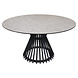 AVH-Collectie Pasadena low dining tuintafel 140xH69 cm keramisch antraciet