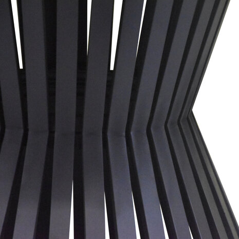 AVH-Collectie Amalfi Pasadena low dining tuinset 6 delig antraciet