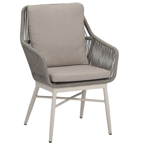 AVH-Collectie Tivoli Lido dining tuinset 240x110xH75 cm 7 delig sand