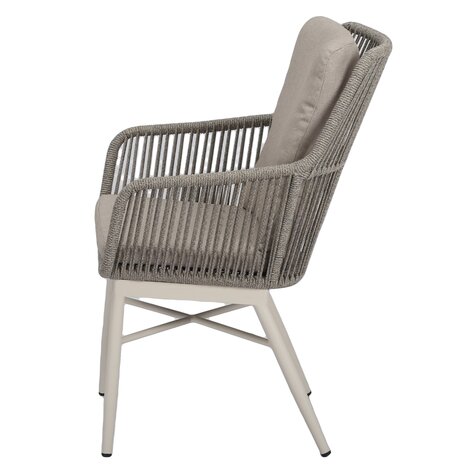 AVH-Collectie Tivoli Lido dining tuinset 240x110xH75 cm 7 delig sand