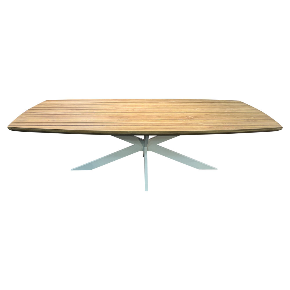 AVH-Collectie Tivoli Lido dining tuinset 240x110xH75 cm 7 delig sand