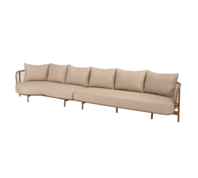 4 Seasons Outdoor Martinique chaise longue loungeset 2 delig amber rope 4 Seasons Outdoor