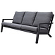 AVH-Collectie Showroommodel Malaga 3-zitsbank aluminium antraciet