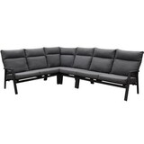AVH-Collectie Showroommodel Pacific hoek loungeset 4 delig aluminium antraciet