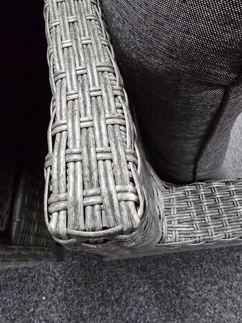 AVH-Collectie Showroommodel Valencia dining hoek loungeset 5-delig links antraciet wicker AVH-Collectie Showroommodel Valencia dining hoek loungeset 5-delig links antraciet wicker