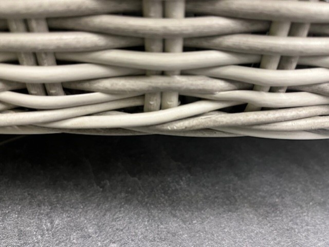 AVH-Collectie Showroommodel Arezza lounge balkonset 3-delig wit-grijs AVH-Collectie Showroommodel Arezza lounge balkonset 3-delig wit-grijs