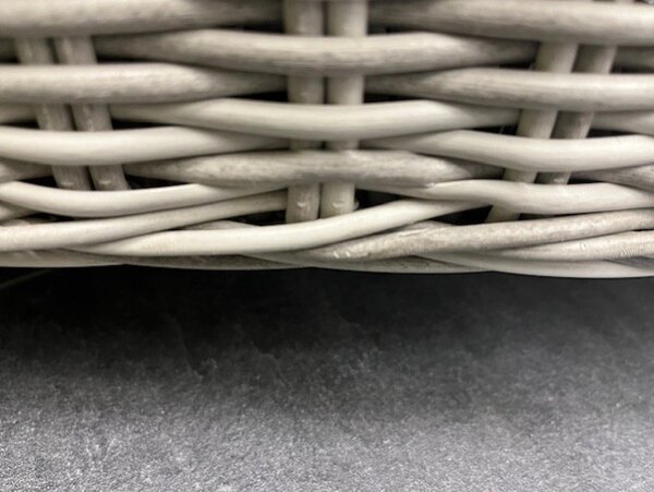 AVH-Collectie Showroommodel Arezza lounge balkonset 3-delig wit-grijs AVH-Collectie Showroommodel Arezza lounge balkonset 3-delig wit-grijs