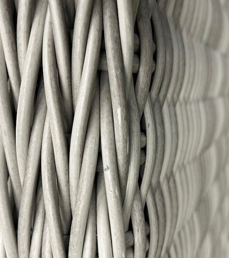 AVH-Collectie Showroommodel Arezza lounge balkonset 3-delig wit-grijs AVH-Collectie Showroommodel Arezza lounge balkonset 3-delig wit-grijs