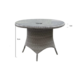 AVH-Collectie Riccione dining tuintafel 110 cm rond wit grijs AVH-Collectie Riccione dining tuintafel 110 cm rond wit grijs