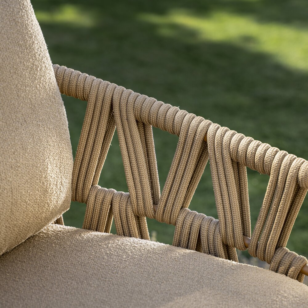 4 Seasons Outdoor Sofie Biarritz chaise longue loungeset 5 delig keramiek amber 4 Seasons Outdoor