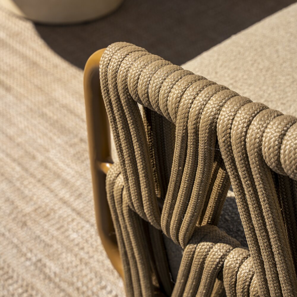 4 Seasons Outdoor Sofie Biarritz chaise longue loungeset 5 delig keramiek amber 4 Seasons Outdoor