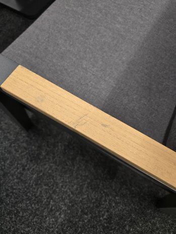 AVH-Collectie Showroommodel Montenegro hoek loungeset 4 delig antraciet aluminium