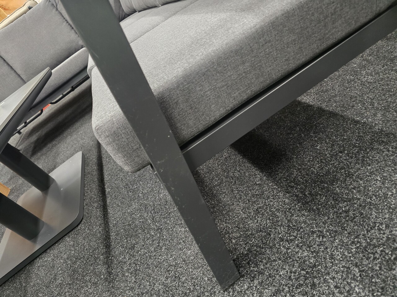 AVH-Collectie Showroommodel Montenegro hoek loungeset 4 delig antraciet aluminium