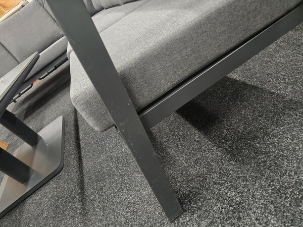 AVH-Collectie Showroommodel Montenegro hoek loungeset 4 delig antraciet aluminium