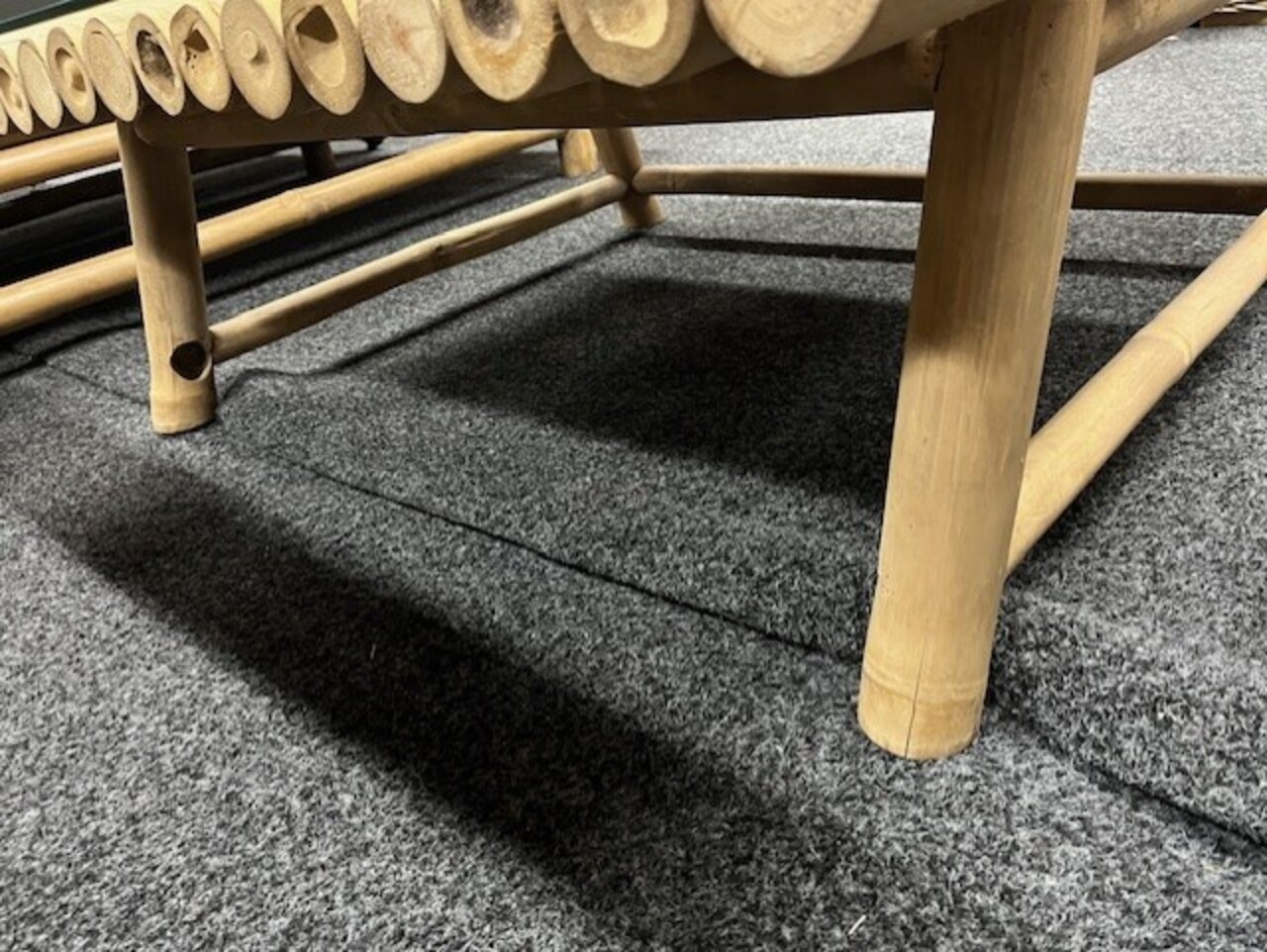 AVH-Collectie Showroommodel Piton hoek loungeset 5 delig bamboe AVH-Collectie Showroommodel Piton hoek loungeset 5 delig bamboe