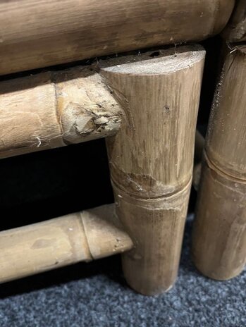 AVH-Collectie Showroommodel Piton hoek loungeset 5 delig bamboe AVH-Collectie Showroommodel Piton hoek loungeset 5 delig bamboe