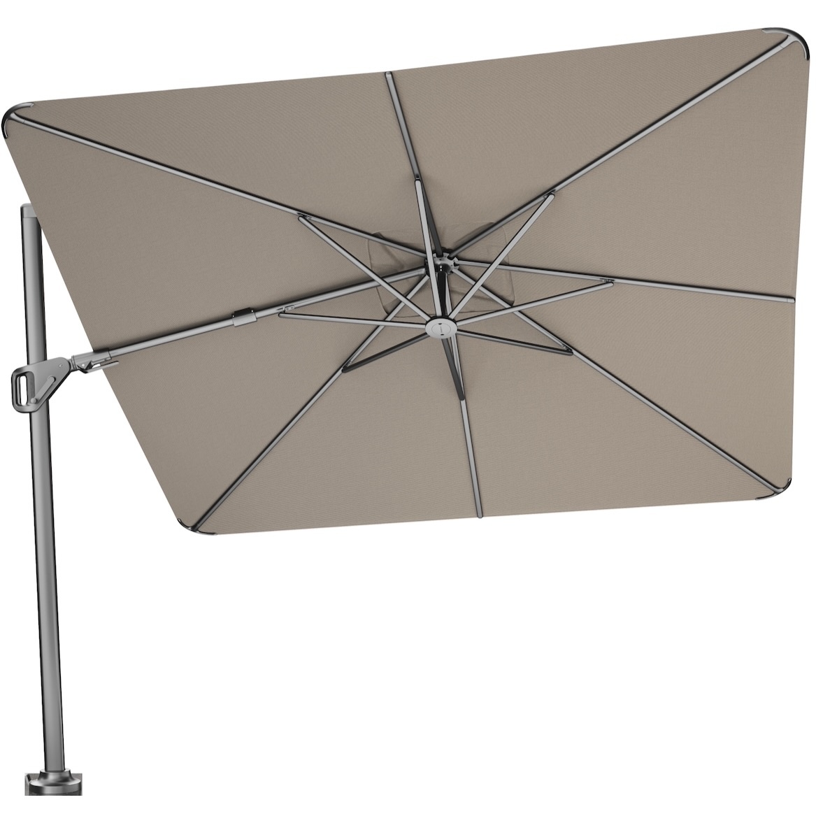 Nexus T2 premium zweefparasol 300x300 cm havana - AVH Outdoor
