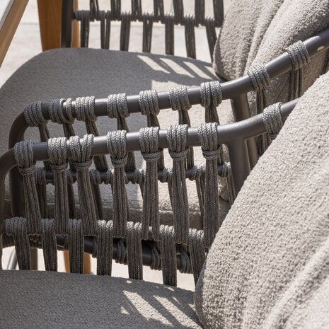 4 Seasons Outdoor Manolo Capalbio high dining tuinset 180x90xH90 cm 5 delig keramiek terre 4 Seasons Outdoor