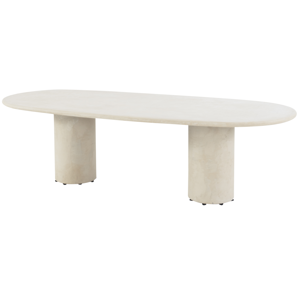 4 Seasons Outdoor Hampton Fabrice dining tuinset 240x105xH75 cm 7 delig mortex latte 4 Seasons Outdoor