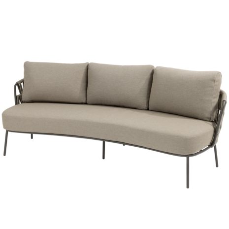 4 Seasons Outdoor Salute Mallorca low dining tuinset 220x105xH69 cm 3 delig keramiek terre 4 Seasons Outdoor