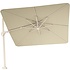 Nexus T2 premium zweefparasol 300x300 cm sandstone mast champagne