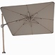 Platinum Nexus T2 premium zweefparasol 300x300 cm mocha mast havana