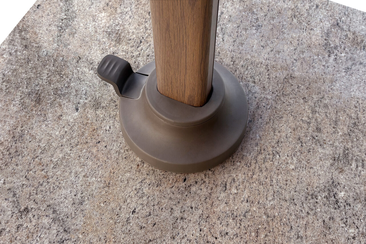 Platinum Nexus T2 premium zweefparasol 300x300 cm mocha mast havana