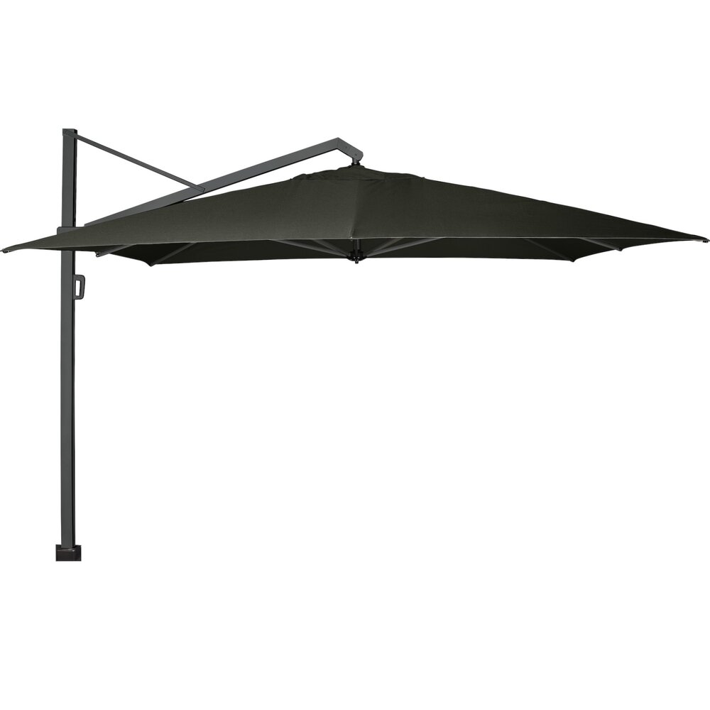 Platinum Icon premium zweefparasol 400x300 cm faded black