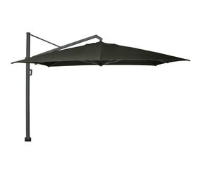 Platinum Icon premium zweefparasol 400x300 cm faded black