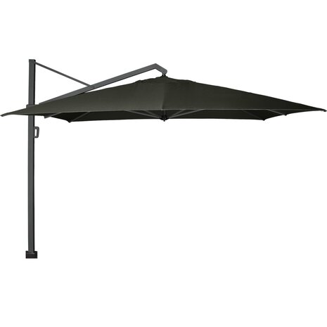 Platinum Icon premium zweefparasol 400x300 cm faded black