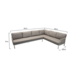 AVH-Collectie Joshua hoek loungeset 2 delig aluminium latte