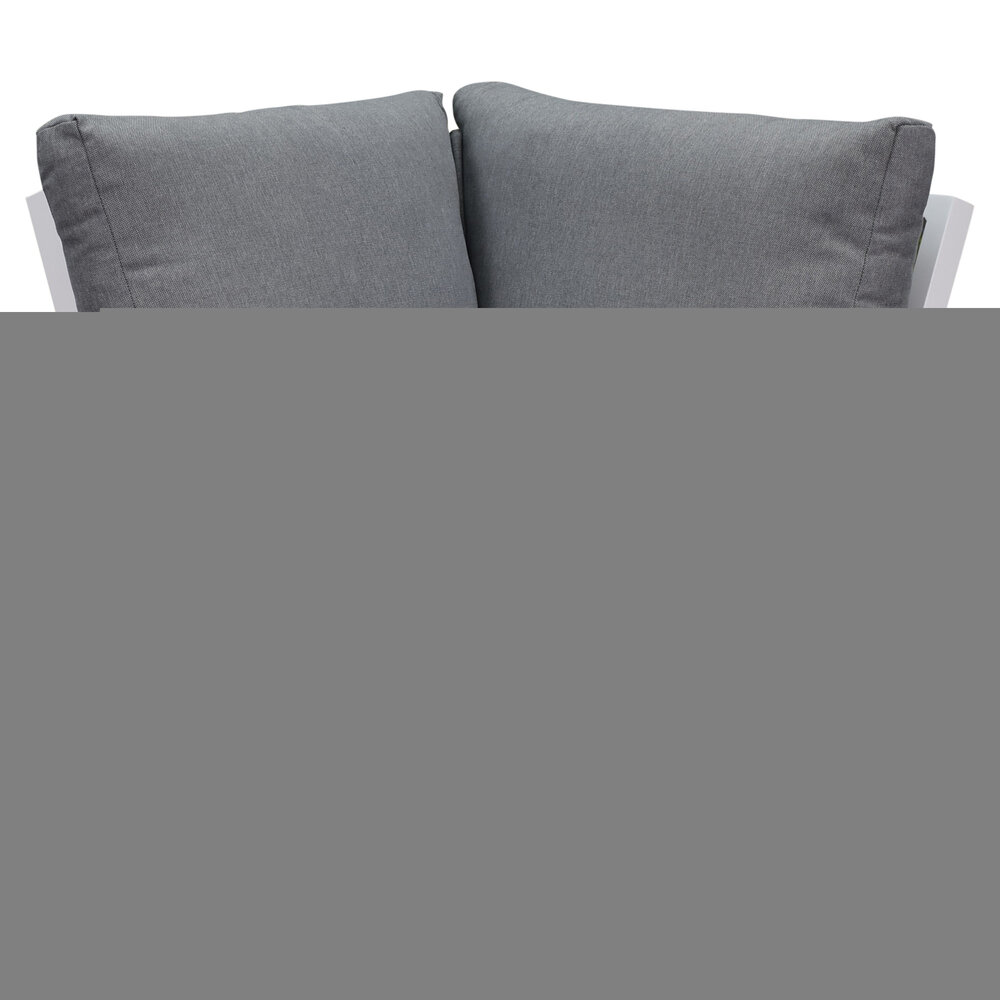 AVH-Collectie Showroommodel New York dining hoek loungeset 5 delig verstelbare tafel wit AVH-Collectie Showroommodel New York dining hoek loungeset 5 delig verstelbare tafel wit